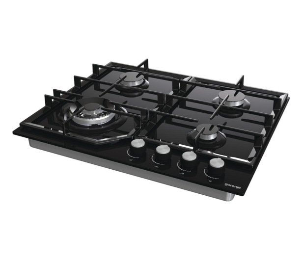 Płyta gazowa Gorenje GTW641KB gaz na szkle Żeliwne ruszty Czarny - 1035312 - zdjęcie 2